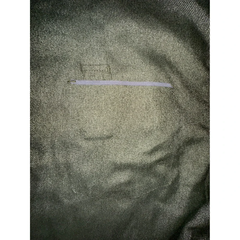 The North Face Green‎ Flannel Long Sleeve Button Down Shirt Mens X-Large Hiking